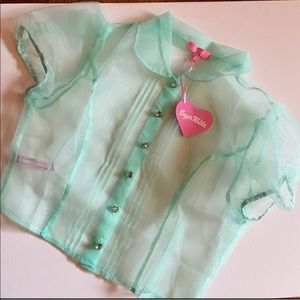 Dolls Kill Sugar Thrillz Chance Encounter Blouse